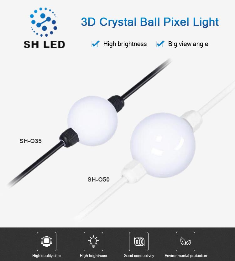 3d stage lighting ball