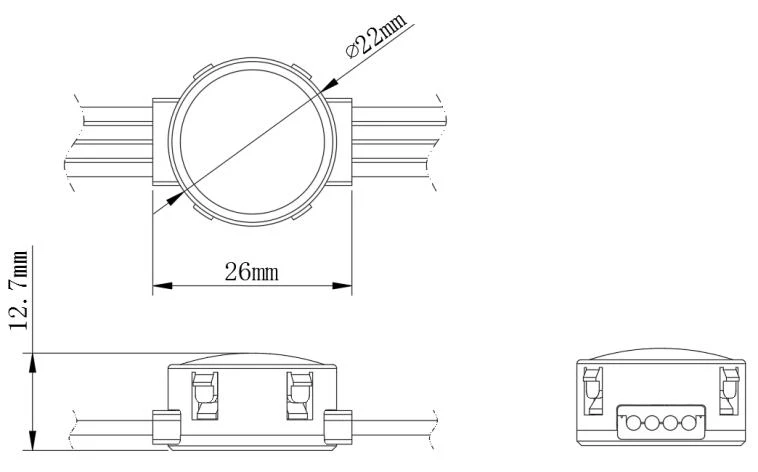SH-JD2201-UCS2903-5V facade lighting