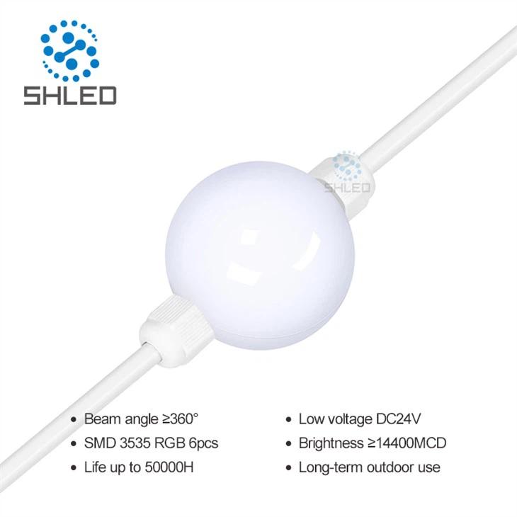 väljas siseruumides 3D piksli pallid string