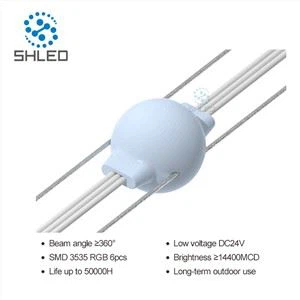 30 mm dekoratiivne piksliga LED-pall